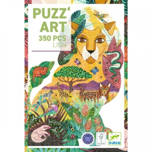 PUZZLE 350 PIECES ART LION