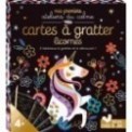 CARTES A GRATTER LICORNES - MINI-BOITE AVEC ACCCESSOIRES