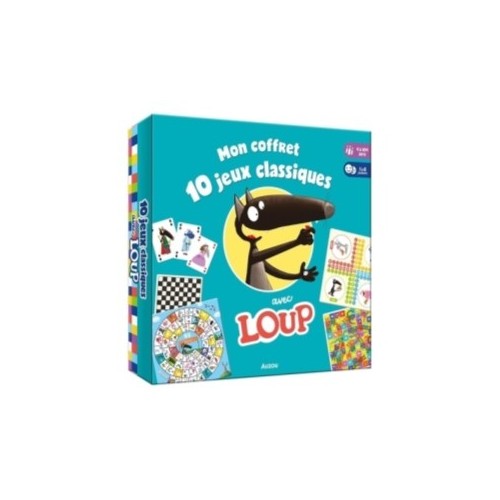 MON COFFRET 10 JEUX CLASSIQUES AVEC LOUP