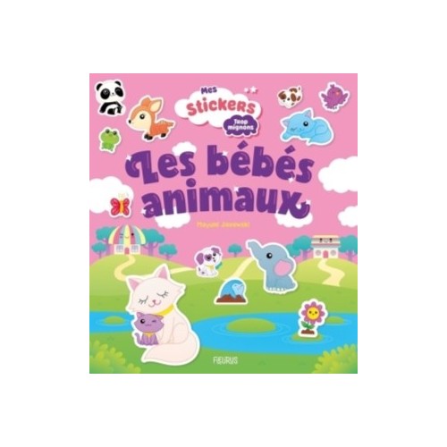 AUTOCOLLANTS LES BEBES ANIMAUX