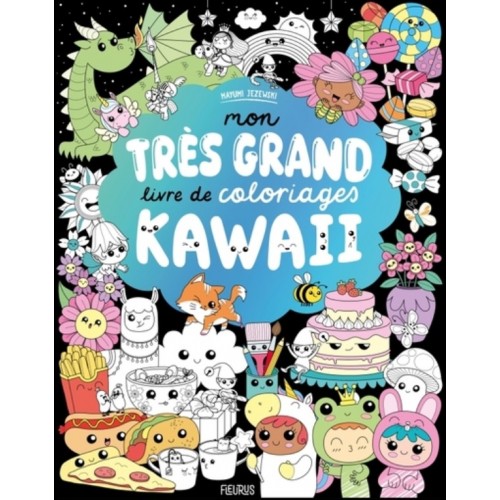 MON TRES GRAND LIVRE DE COLORIAGES KAWAII