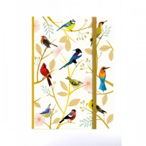 CARNET A6 COUVERTURE RIGIDE LES OISEAUX