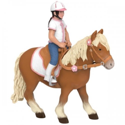 CHEVAL - PONEY SHETLAND AVEC SELLE