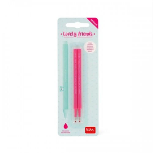 STYLO LOVELY FRIENDS - 2 RECHARGES ROSE 0.5