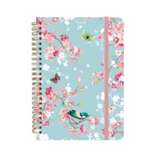 CARNET SPIRALES RIGIDE A5 CERISIERS EN FLEURS