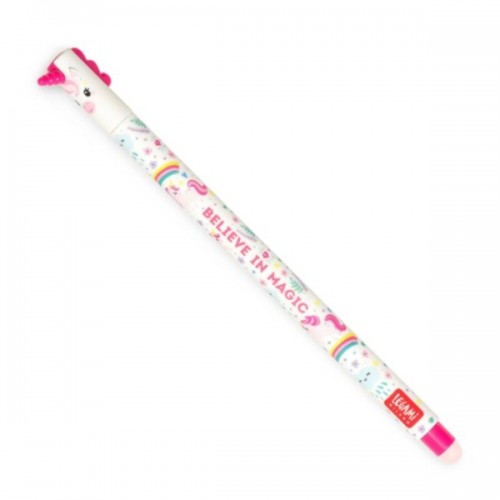 STYLO A ENCRE GEL EFFACABLE LICORNE