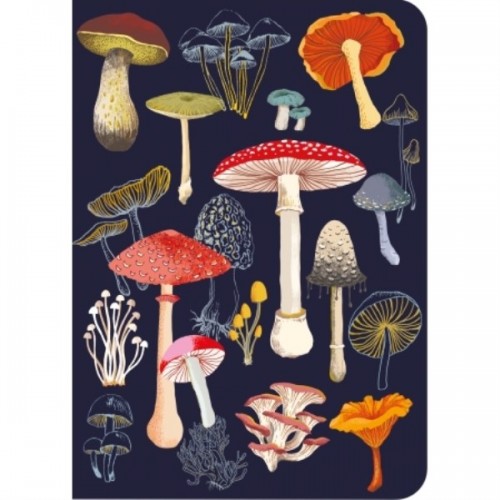 CARNET A6 COUVERTURE SOUPLE CHAMPIGNONS