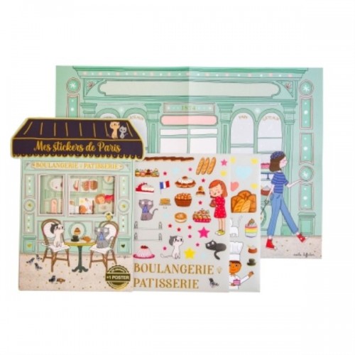 JEU STICKERS + POSTER BOULANGERIE PARISIENNE