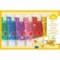 6 TUBES DE PEINTURE A DOIGTS PAILLETTES