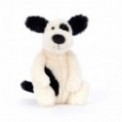 BASHFUL PUPPY NOIR ET BLANC CHIEN SMALL